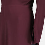 드레스 Robe midi Dolman Victoria Beckham 빨간색 Femme