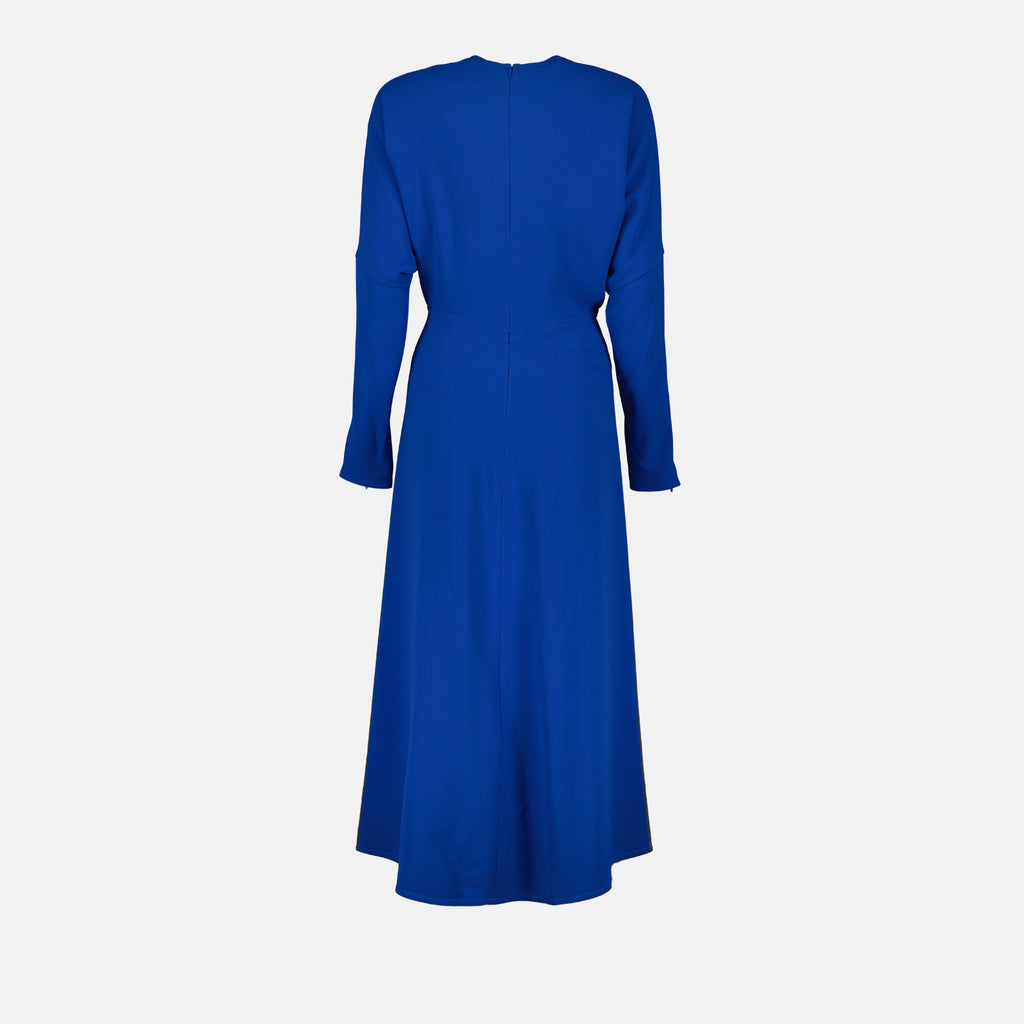 Kleider Robe midi Dolman Victoria Beckham Blau Femme