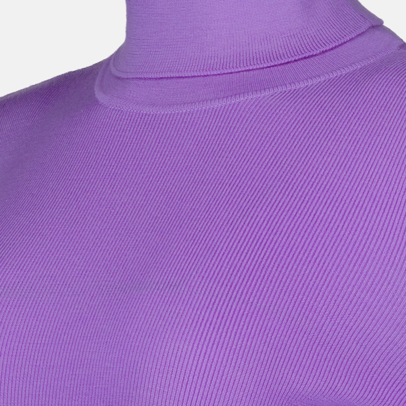 Maglieria Pull col roulé en laine Victoria Beckham Viola Femme
