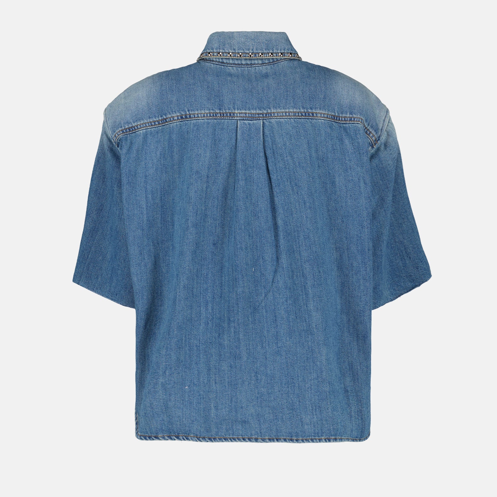 Camisas Chemise en denim Victoria Beckham Azul Femme