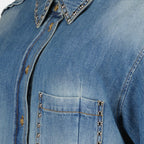 Camisas Chemise en denim Victoria Beckham Azul Femme