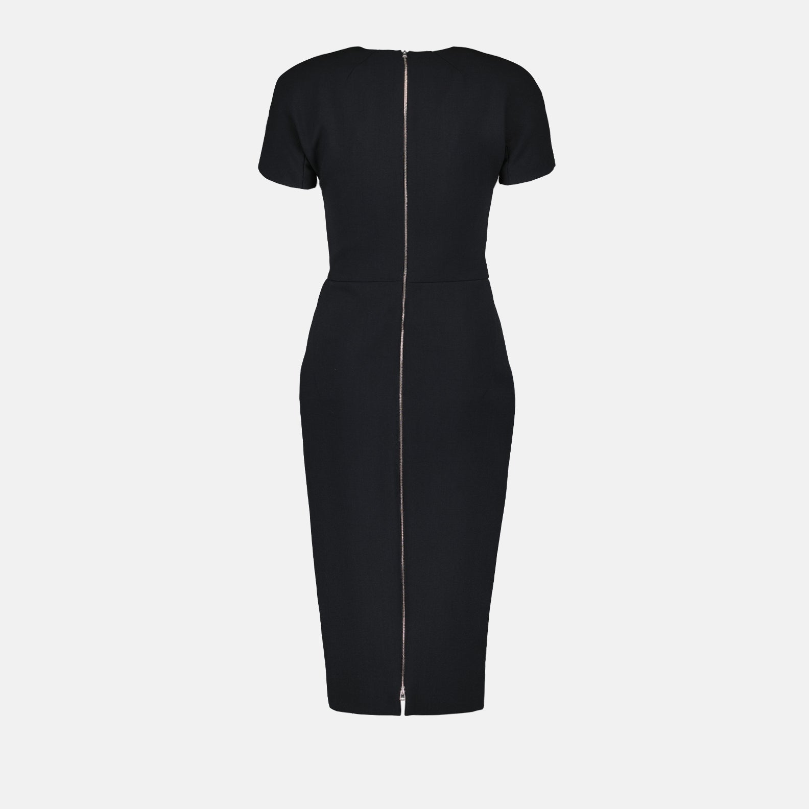 Abiti Robe longue zippée Victoria Beckham Nero Femme