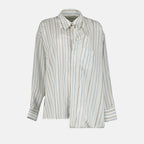 Camisas Chemise à double ourtlet Victoria Beckham Branco Femme