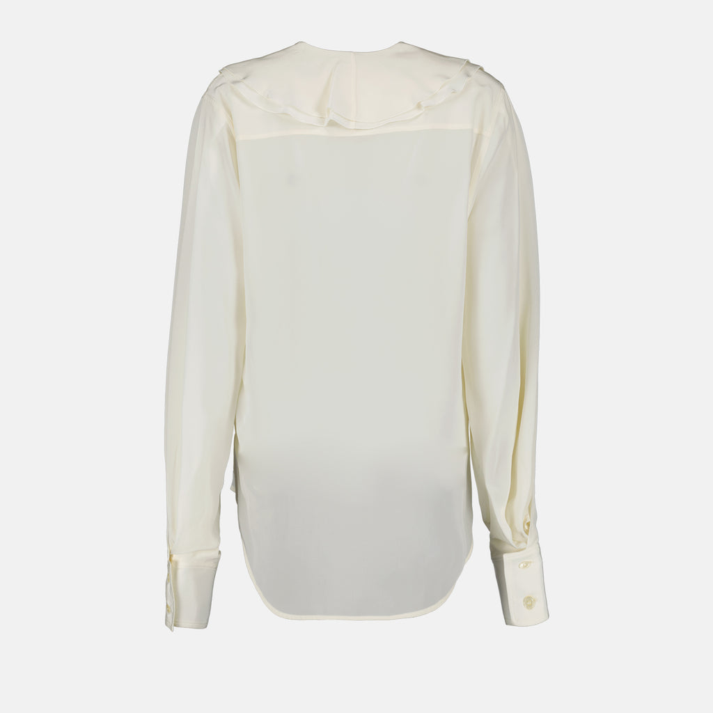 Tops Blouse Romantique Victoria Beckham Beige Femme