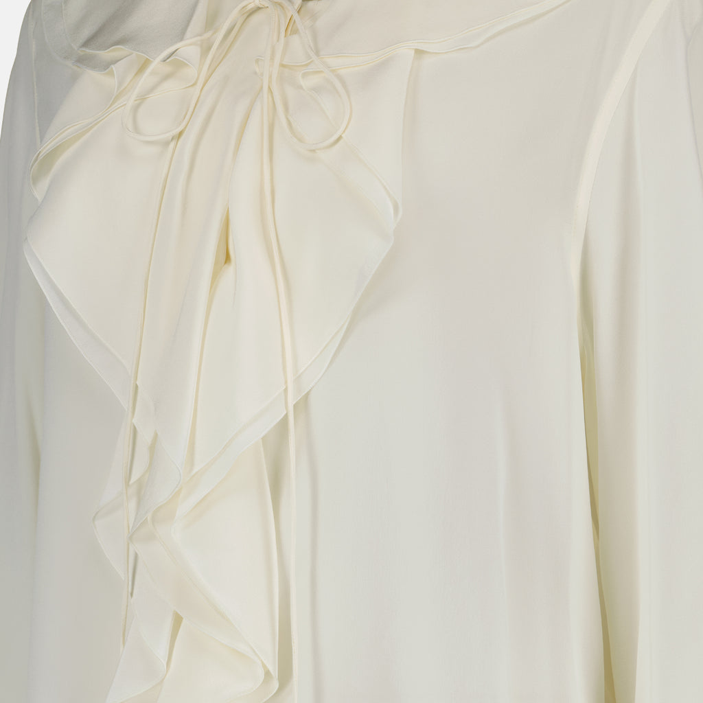 Tops Blouse Romantique Victoria Beckham Beige Femme