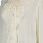 Tops Blouse Romantique Victoria Beckham Beige Femme