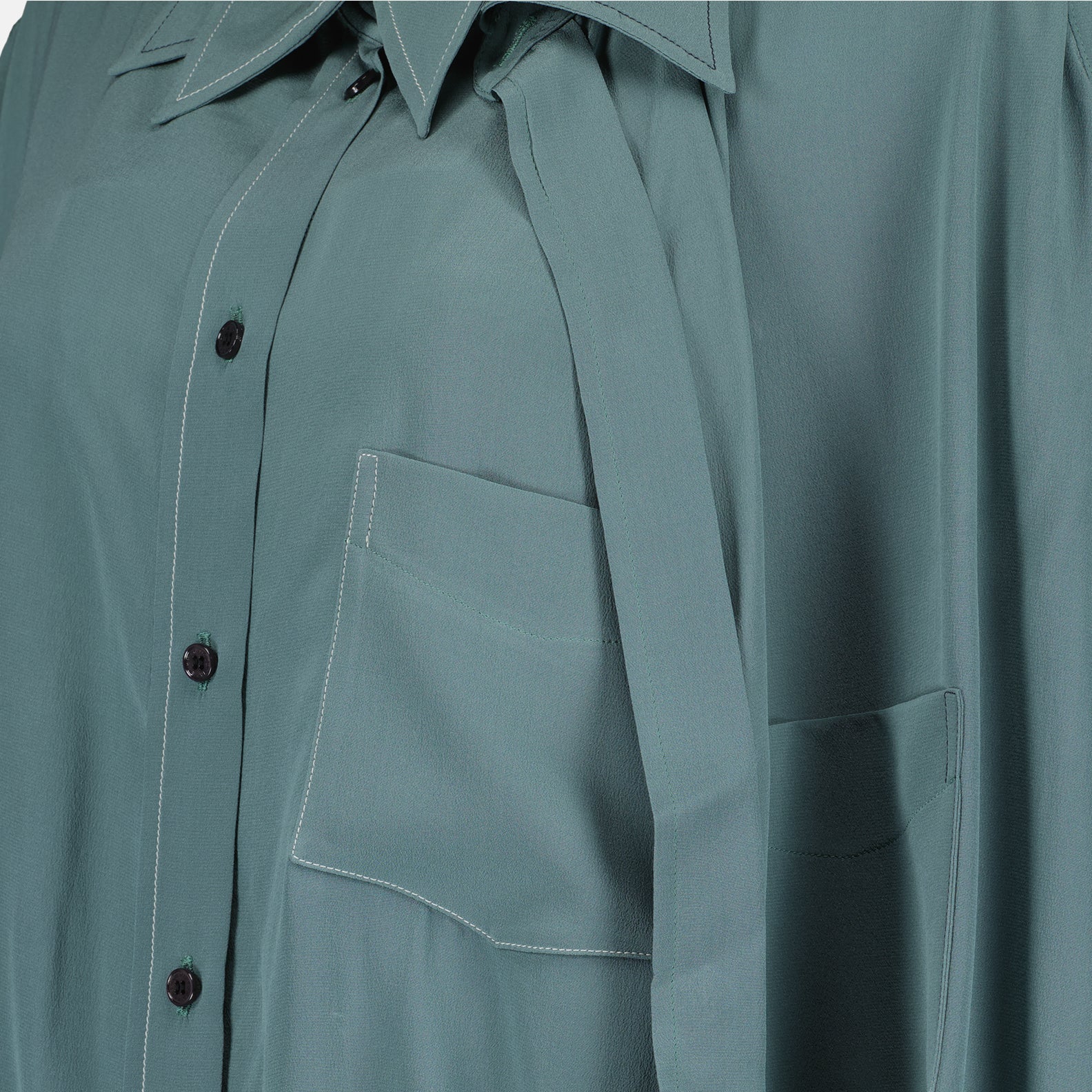 Camisas Blusa Forrada Victoria Beckham Azul Femme