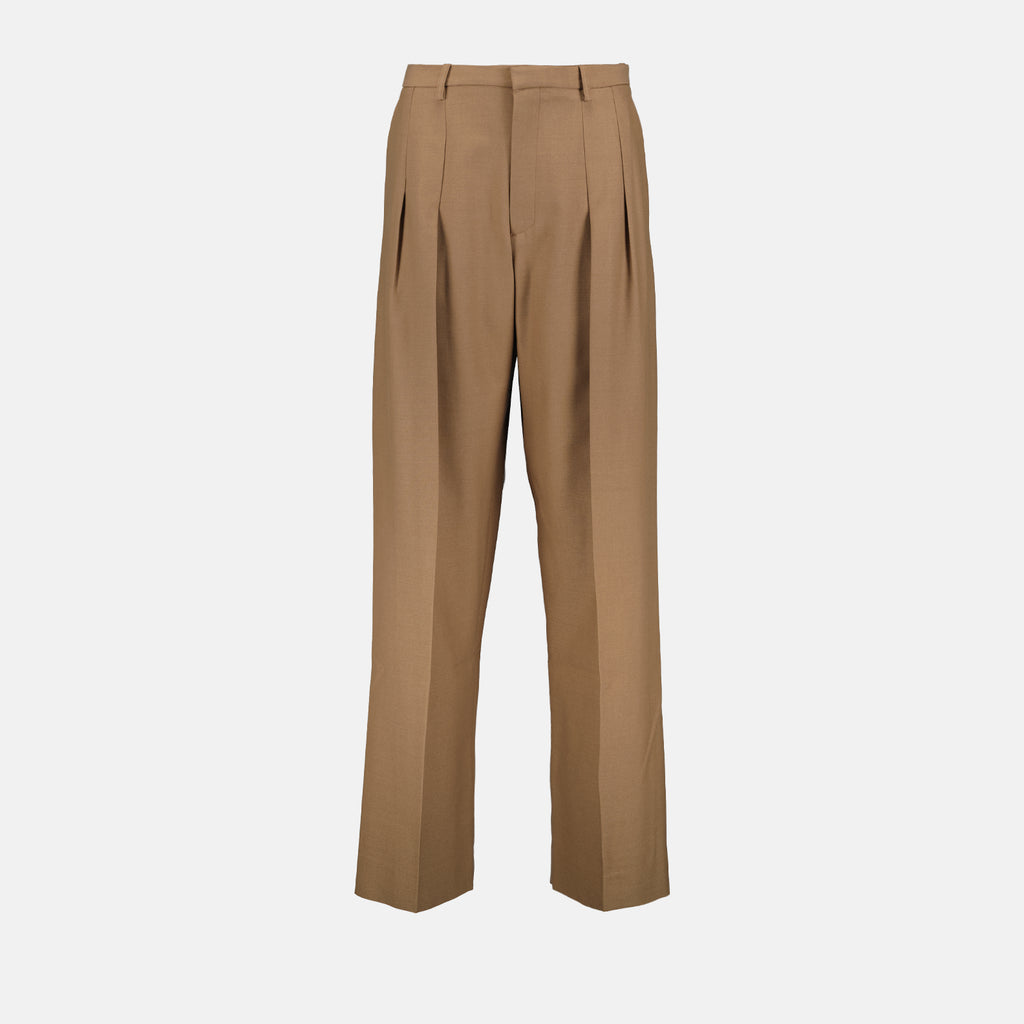 Hosen Pantalon à plis Victoria Beckham Beige Femme