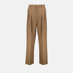Hosen Pantalon à plis Victoria Beckham Beige Femme
