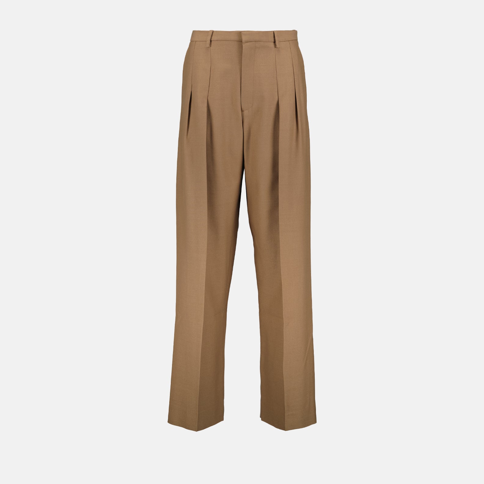 Pantalones Pantalon à plis Victoria Beckham Beige Femme