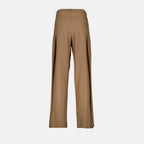 Hosen Pantalon à plis Victoria Beckham Beige Femme