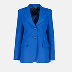 Jaquetas Blazer long Victoria Beckham Azul Femme