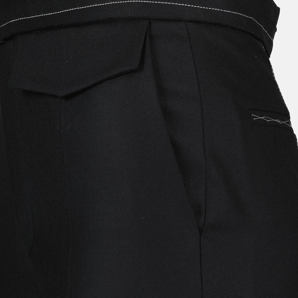 Pantalones Pantalon évasé Victoria Beckham Negro Femme