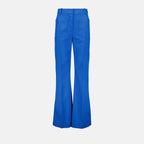 Pantalones Pantalon Alina Victoria Beckham Azul Femme