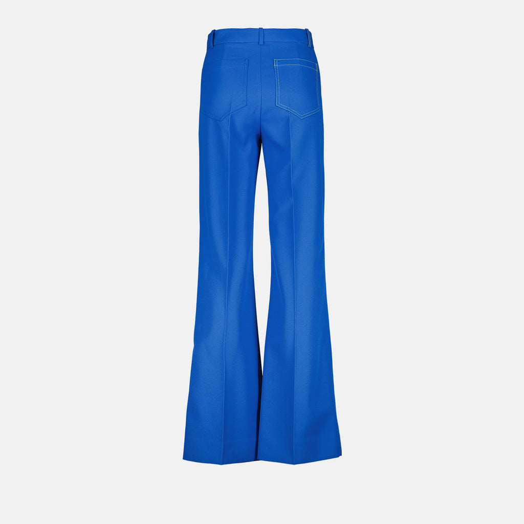Pantalones Pantalon Alina Victoria Beckham Azul Femme