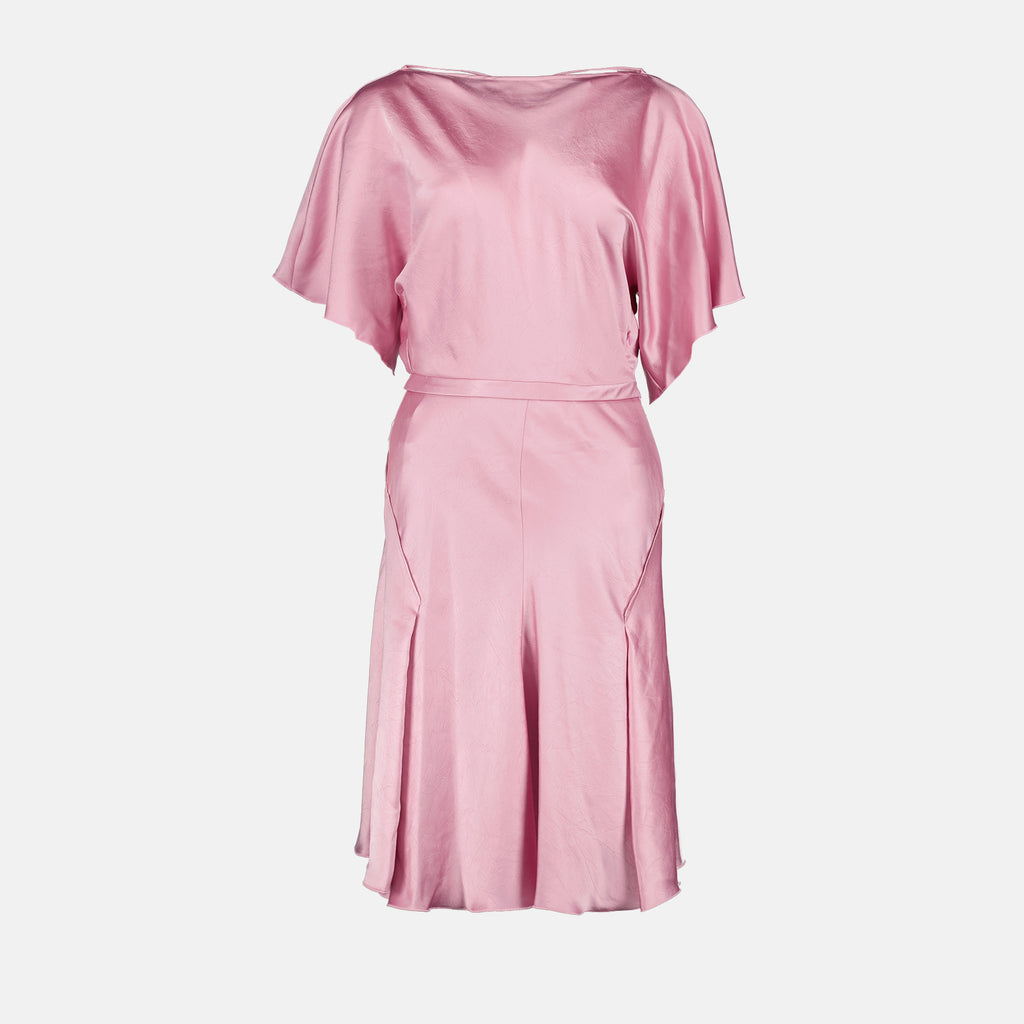 Vestidos Robe drapée Victoria Beckham Rosa Femme