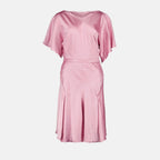 Vestidos Robe drapée Victoria Beckham Rosa Femme
