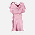 Vestidos Robe drapée Victoria Beckham Rosa Femme