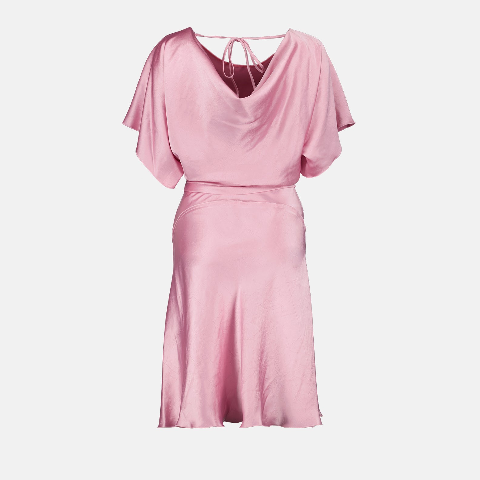 Vestidos Robe drapée Victoria Beckham Rosa Femme