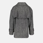 Manteaux Manteau en laine Victoria Beckham Noir Femme