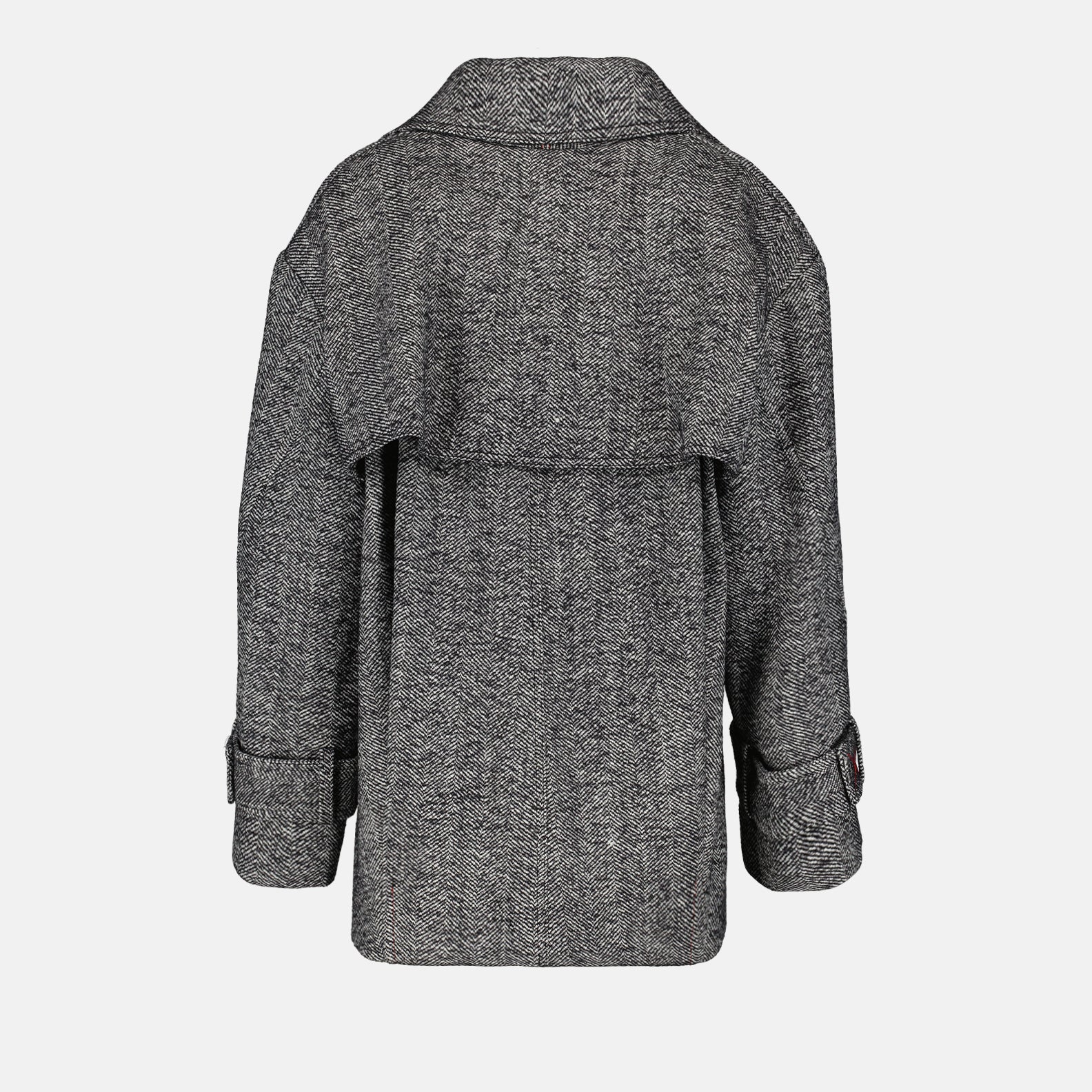 Manteaux Manteau en laine Victoria Beckham Noir Femme