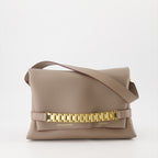 Bolsas de mão e de ombro Pochette Jumbo chaîne Victoria Beckham Bege Femme