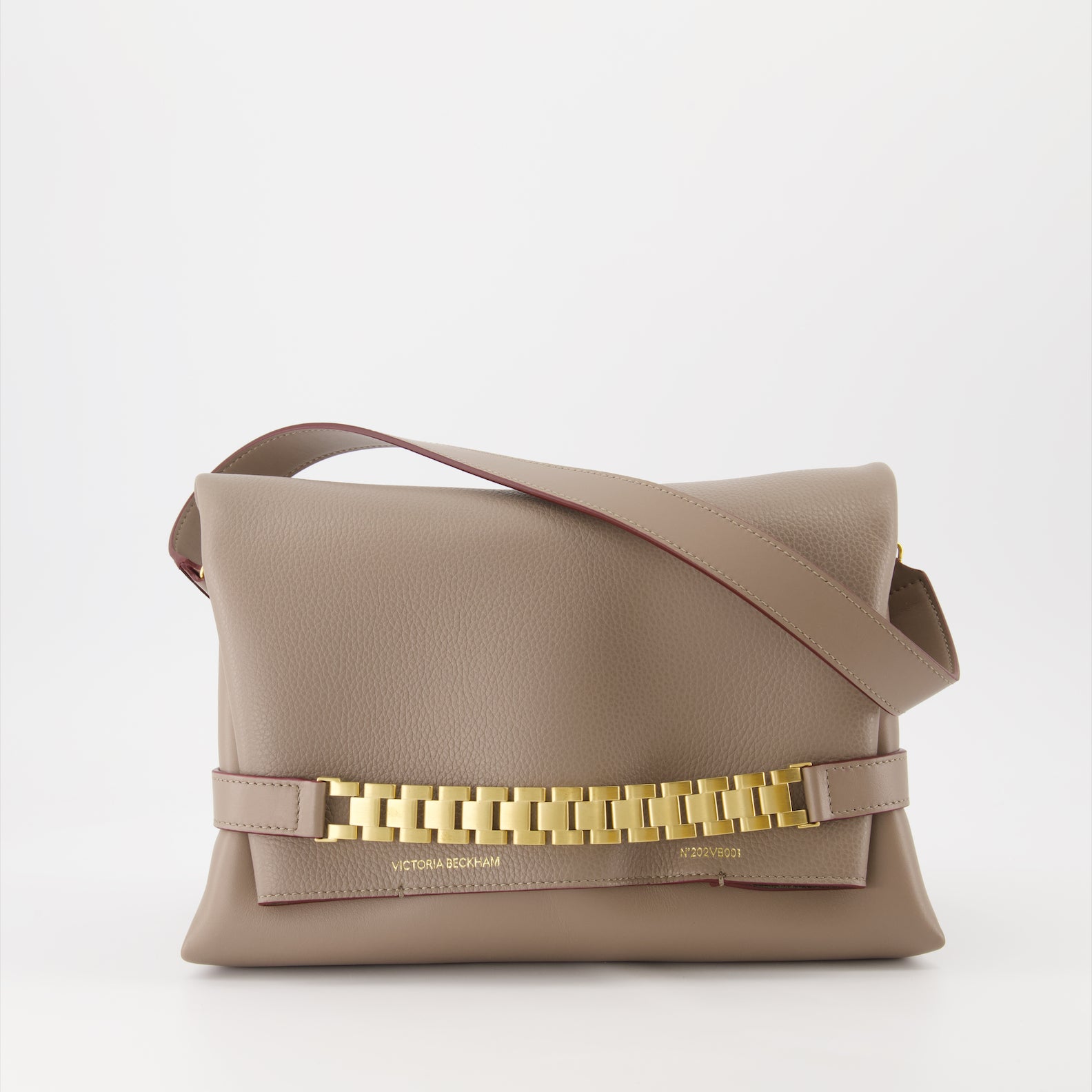 Bolsos de mano y al hombro Pochette Jumbo chaîne Victoria Beckham Beige Femme