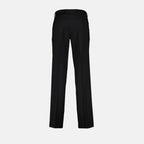 Pants Mohair Wool Pants Prada Black Man