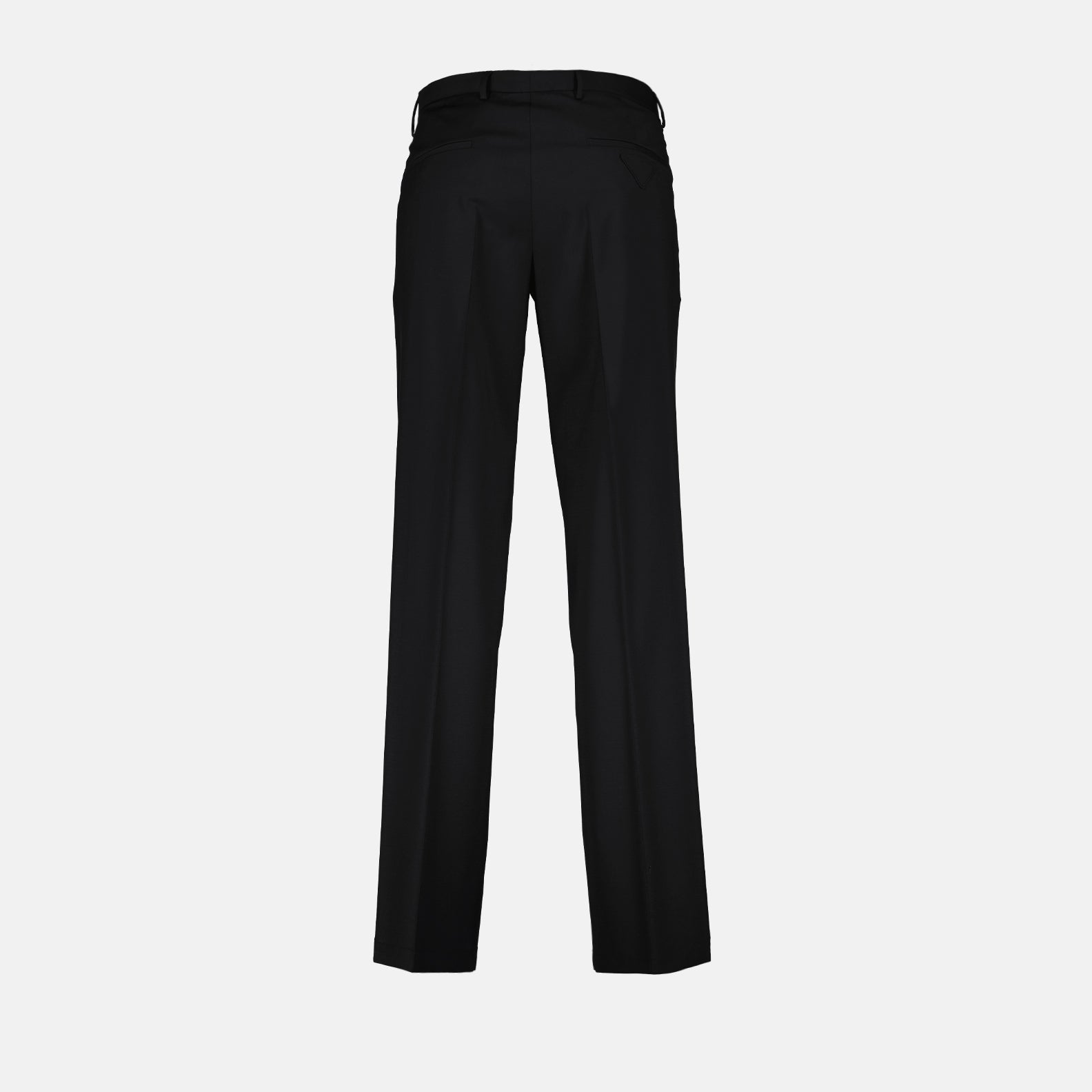 Pants Mohair Wool Pants Prada Black Man