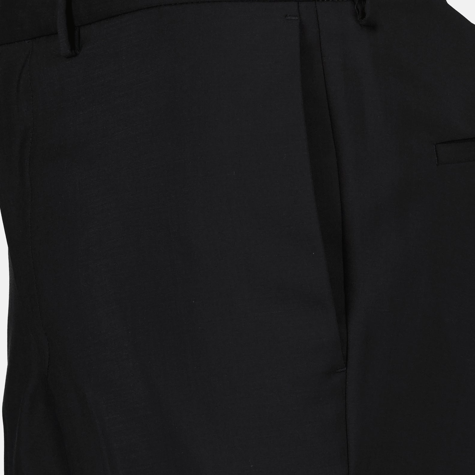 Pants Mohair Wool Pants Prada Black Man