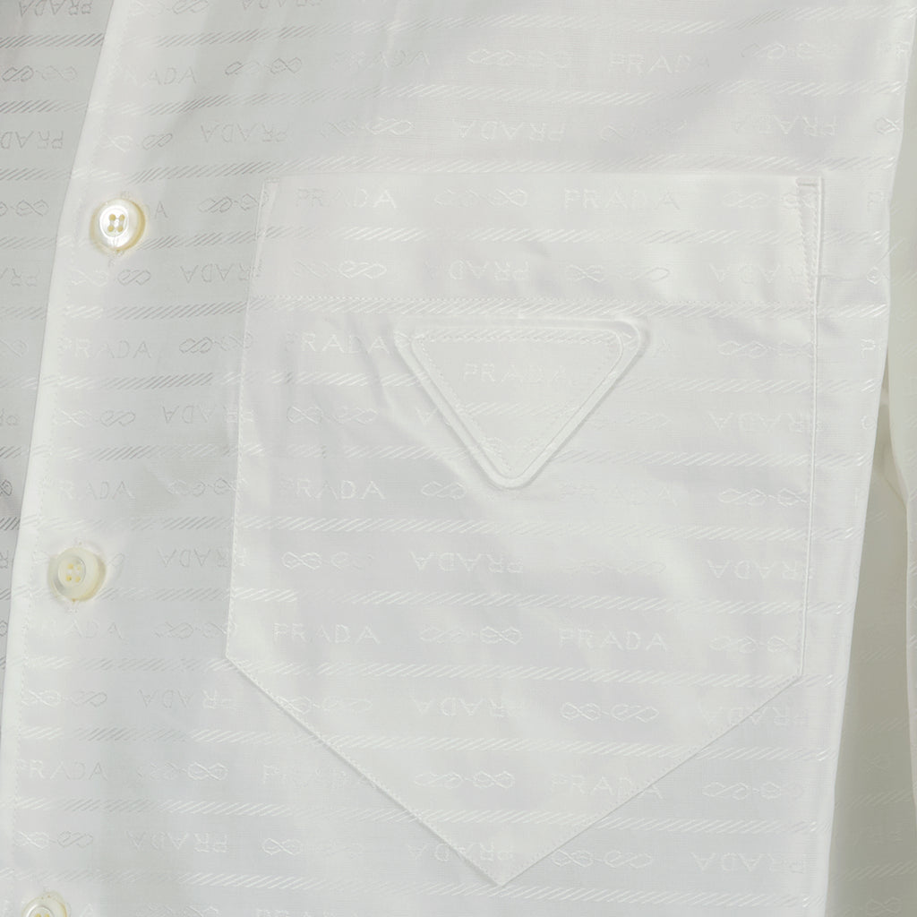 Camisas Chemise classique Prada Blanco Homme
