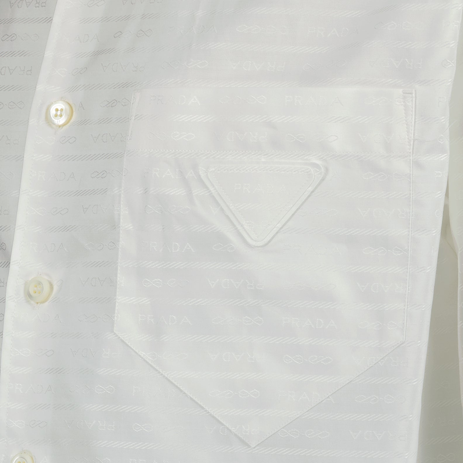 Camisas Chemise classique Prada Blanco Homme