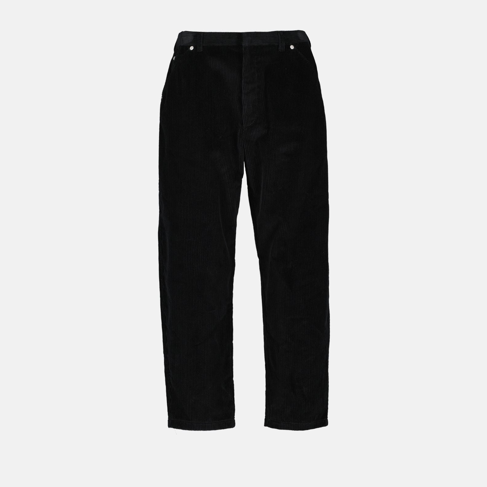 Pants Corduroy pants Prada Black Man