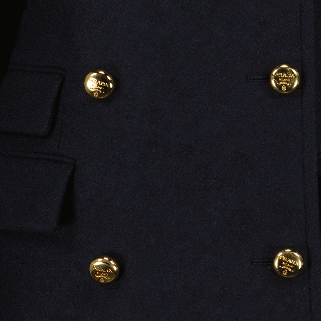 Vestes Caban en laine Prada Bleu foncé Femme