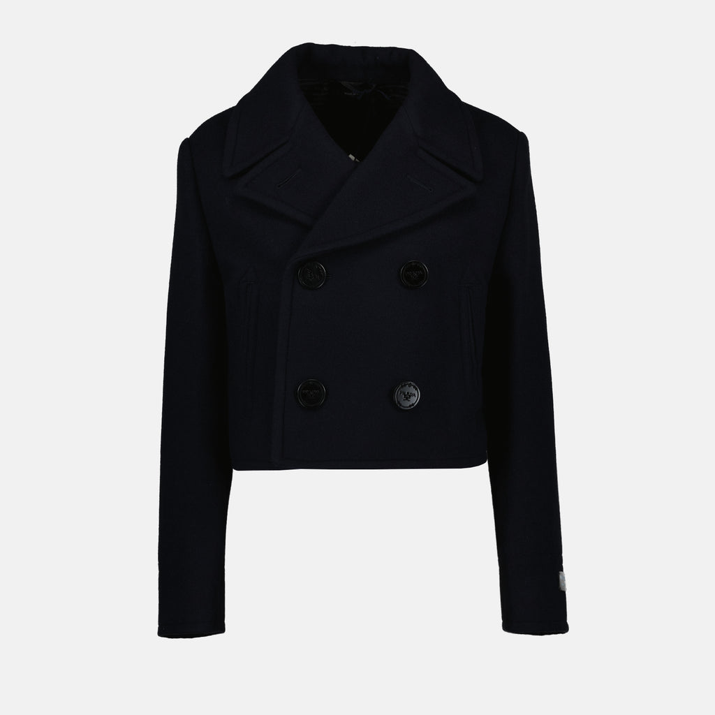 Jacken Veste en laine Prada Dunkelblau Femme