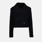 Jacken Veste en laine Prada Dunkelblau Femme