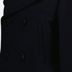 Jacken Veste en laine Prada Dunkelblau Femme