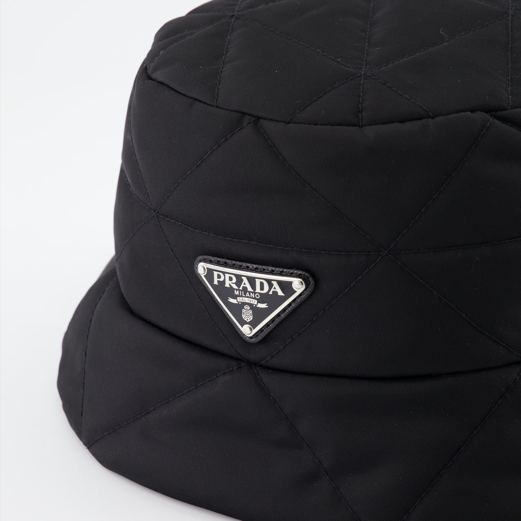 Gorras, sombreros y gorros Bob à logo Prada Negro Femme