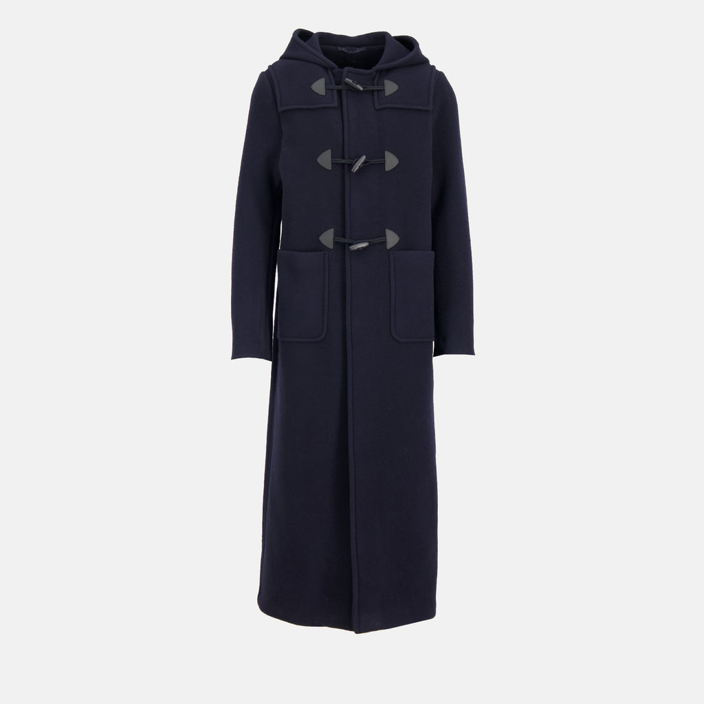 Manteaux Duffle coat en laine Prada Bleu foncé Homme