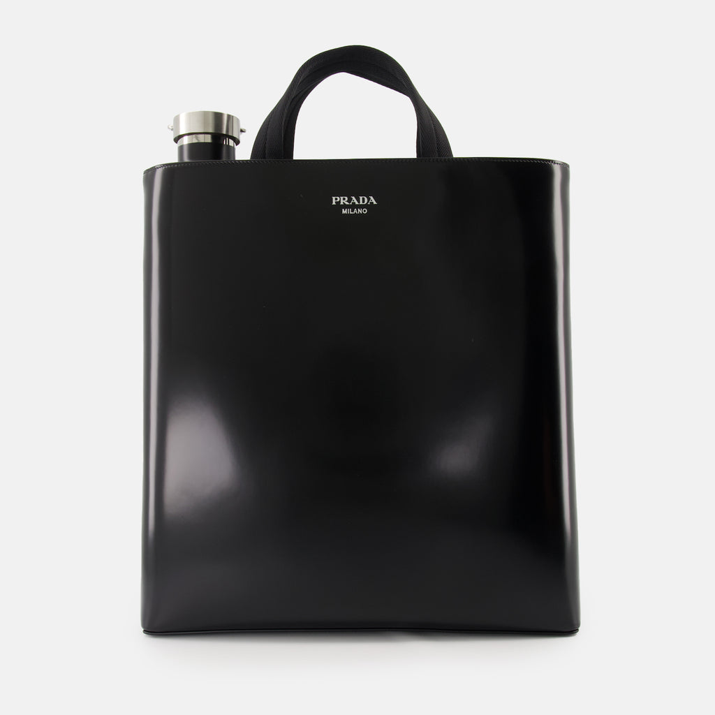 Sacs bandoulière Sac cabas en cuir Prada Noir Homme