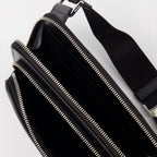 Sacs banane Sac banane en cuir Prada Noir Homme