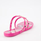 Chaussures ouvertes Tongs Rockstud Valentino Garavani Rose Femme
