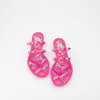 Chaussures ouvertes Tongs Rockstud Valentino Garavani Rose Femme
