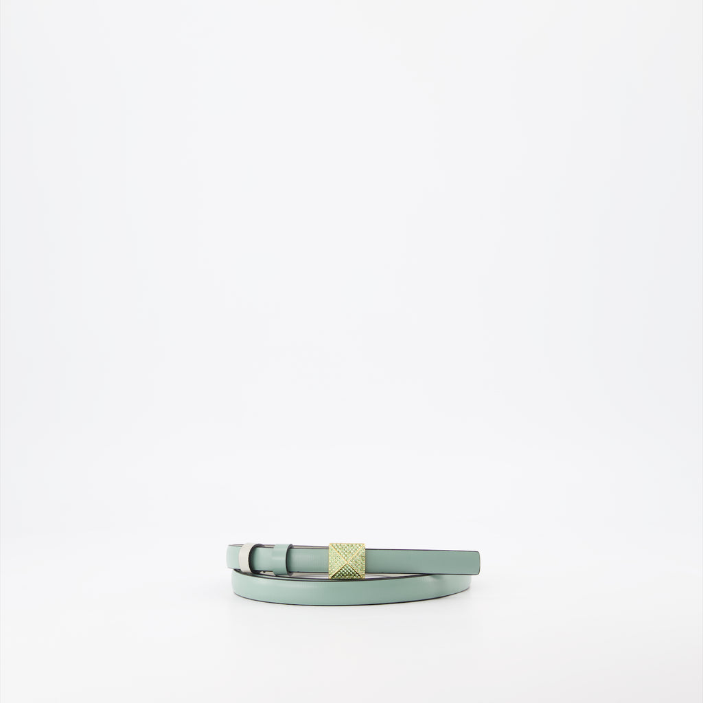 Cintos Ceinture réversible One Stud Valentino Garavani Azul Femme