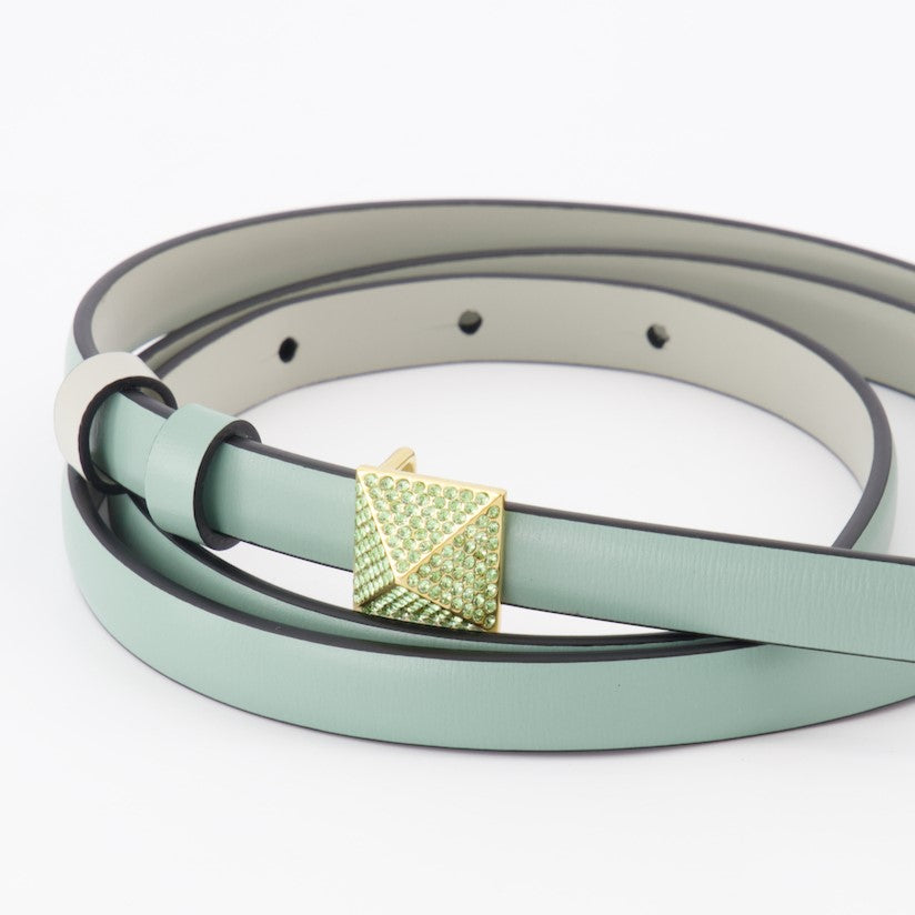 Cintos Ceinture réversible One Stud Valentino Garavani Azul Femme