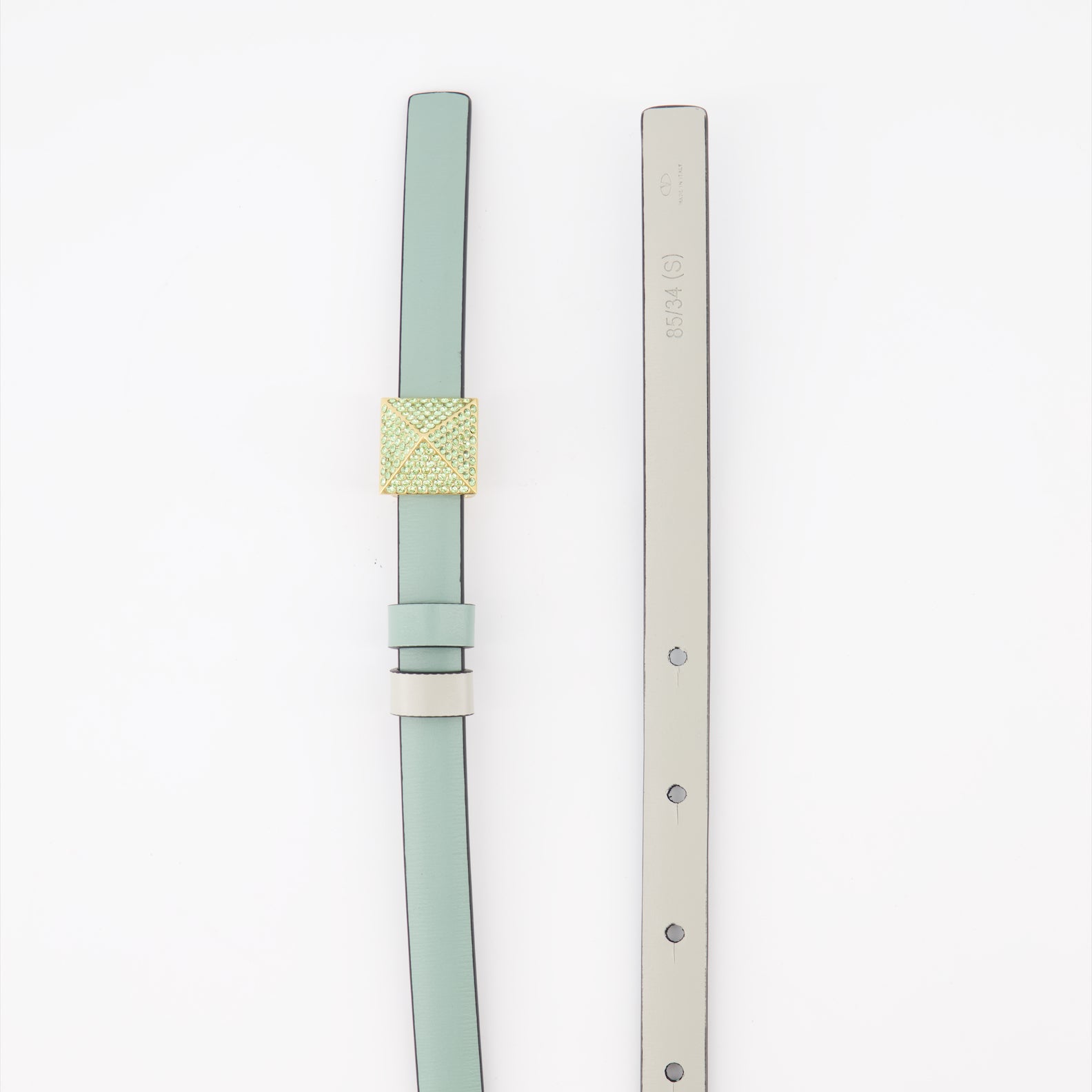 Cintos Ceinture réversible One Stud Valentino Garavani Azul Femme