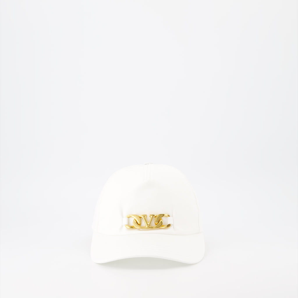 Chapéus, bonés e gorros VLogo Chain Cap Valentino Garavani Branco Femme