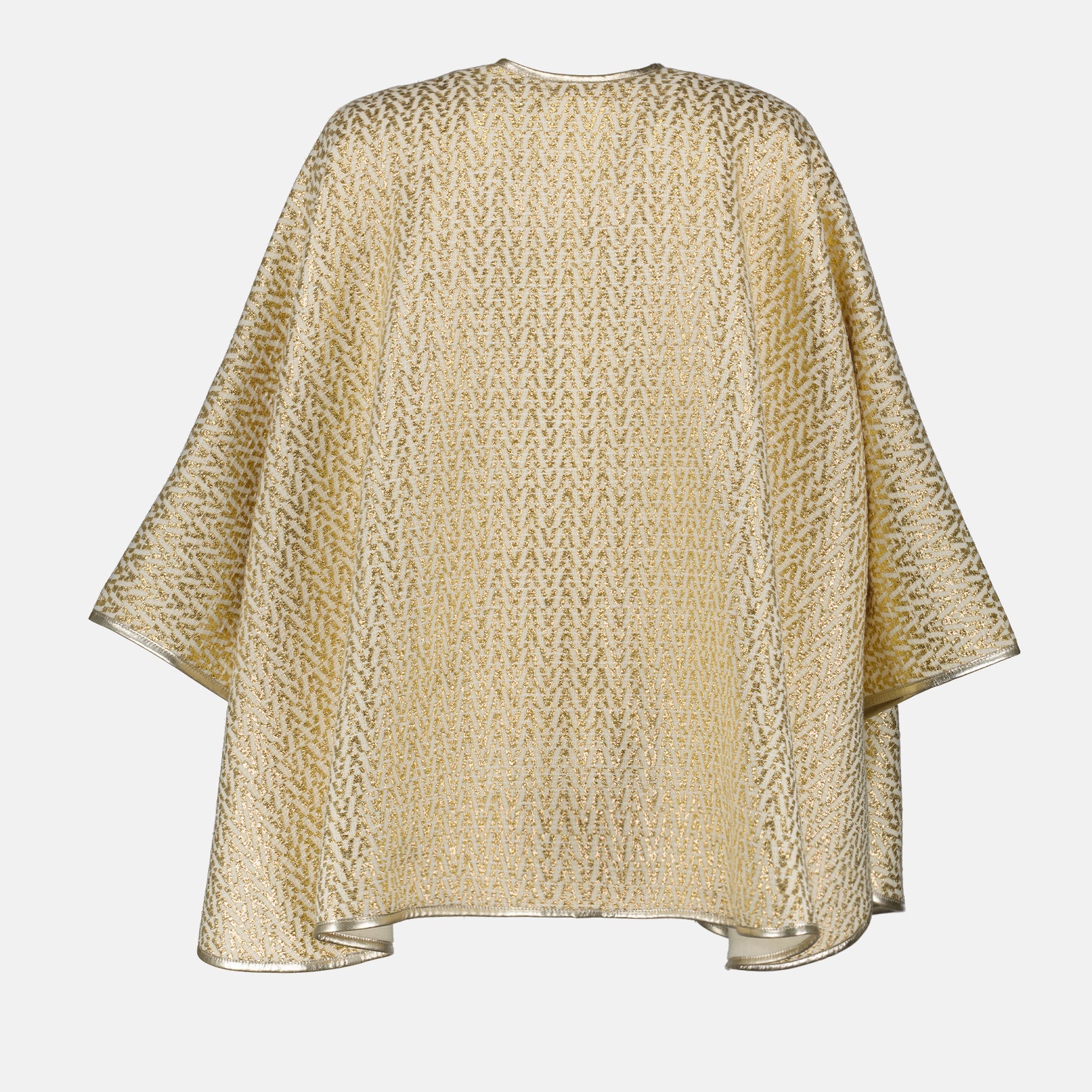 Vestes Poncho Optical Valentino Garavani Doré Femme