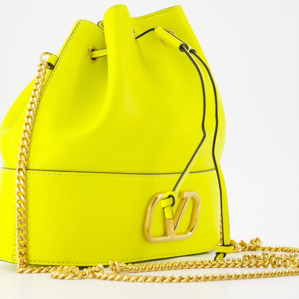 Beuteltaschen Sac seau VLogo Valentino Garavani Gelb Femme