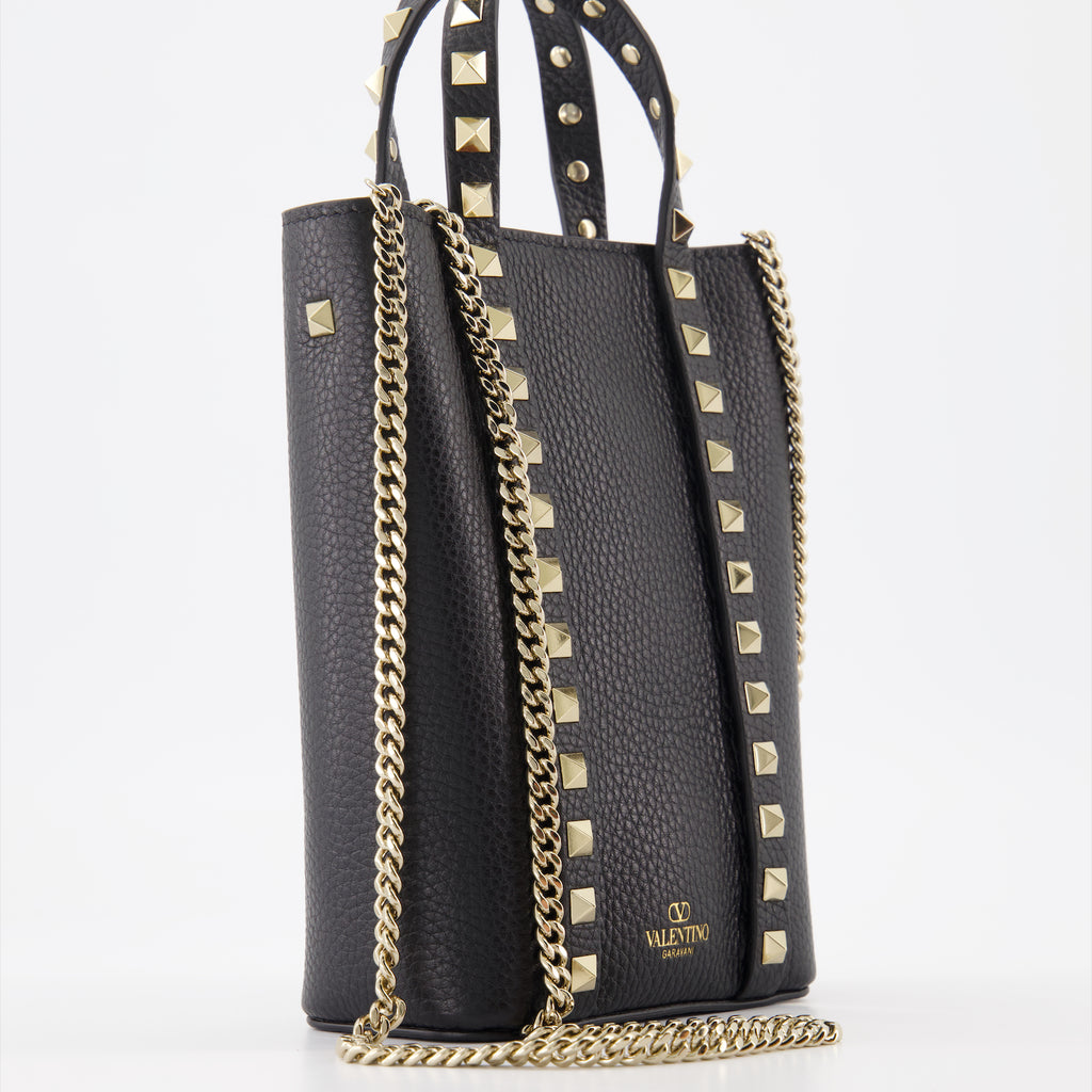 Bolsas bucket Sac Rockstud Valentino Garavani Preto Femme